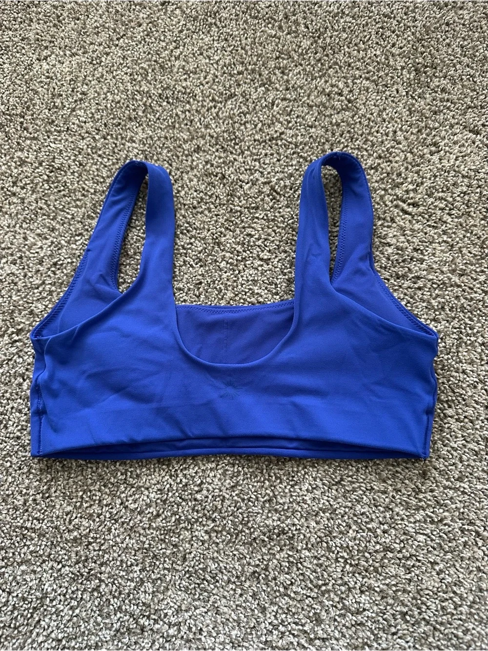 aerie Scoop-Neck Sports Bra in Royal Blue